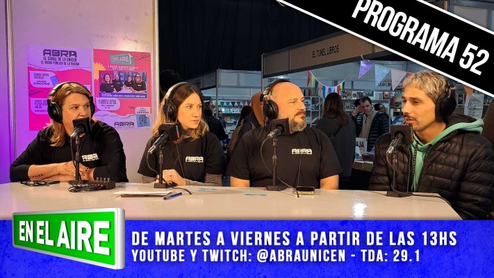 EN EL  AIRE  PROGRAMA 52 - ESPECIAL FERIA DEL LIBRO- 14/08/2025