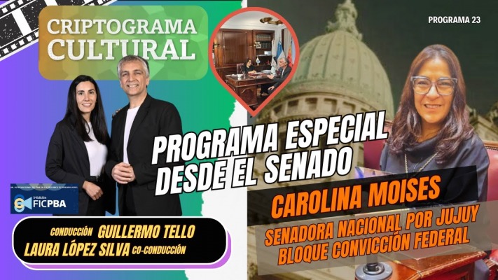 SIN CENSURA PREVIA, ENTREVISTA A SENADORA CAROLINA MOISS, ABRO EL 3 FICPBA Y CINE.AR NO SE VENDE!